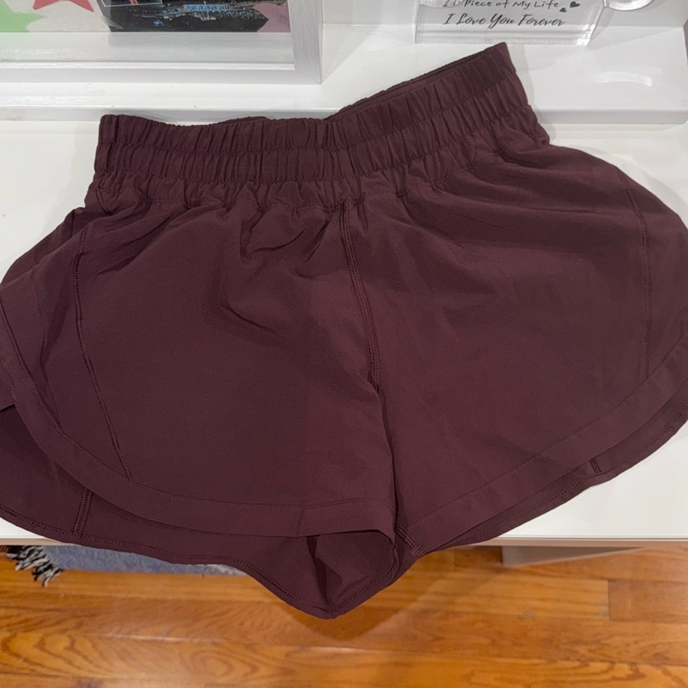 Lululemon Track That Short  3” goodnight plum
